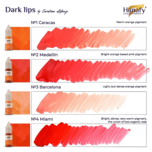 Pigmentos para Labios Hanafy - Dark Lips by Carolina Alfonzo