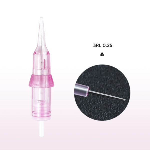 3RL 0.25 Agujas de cartucho universal marca thunderlord rosadas