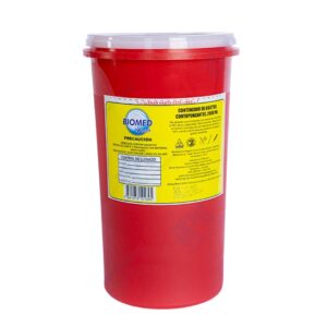Contenedor cortopunzantes 1 L