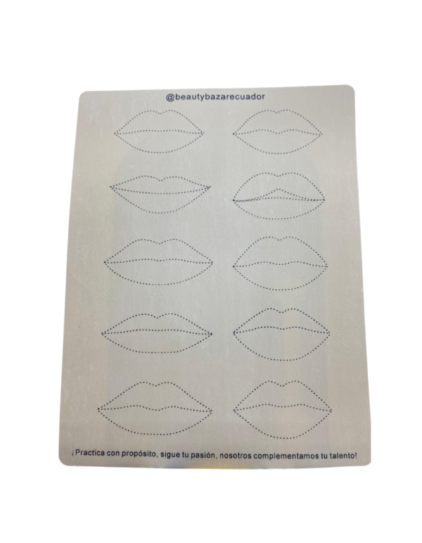 Latex inkless labios