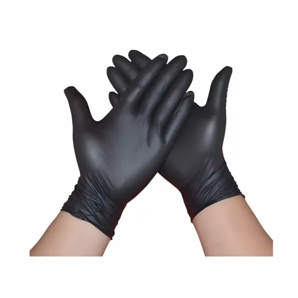 Guantes negro nitrilo