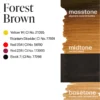 Perma-Blend-Forest-Brown-Color-Drawdown-PBFB.5 Forest Brown