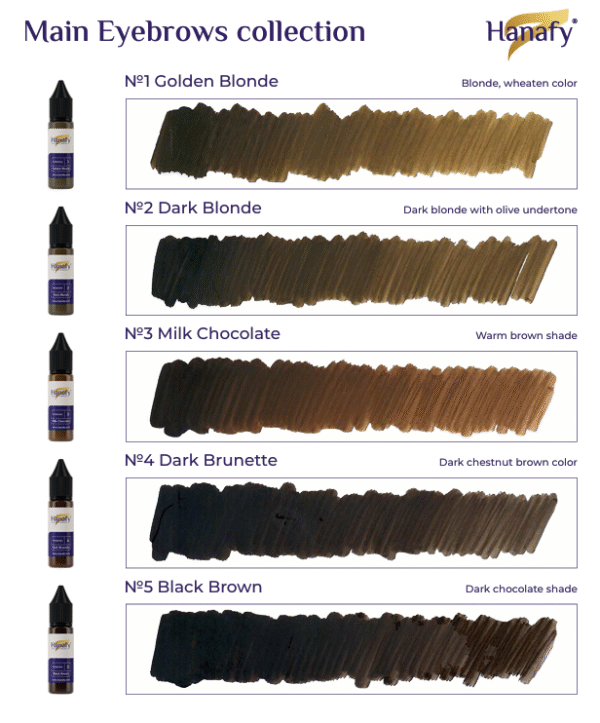 degradacion de hanafy 4 CEJAS N4- DARK BRUNETTE