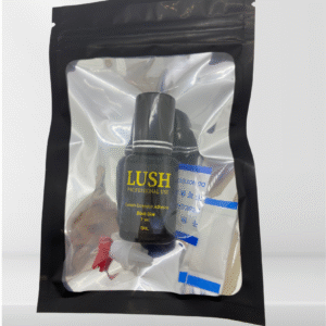 Goma de pestañas pelo a pelo lush negra 1 a 2 segundos