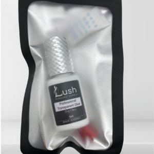 Goma de pestañas pelo a pelo lush clear 0.5 a 1 segundos