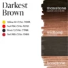 Perma-Blend-Darkest-Brown-Color-Drawdown-PBDB.5 Darkest Brown - Permablend