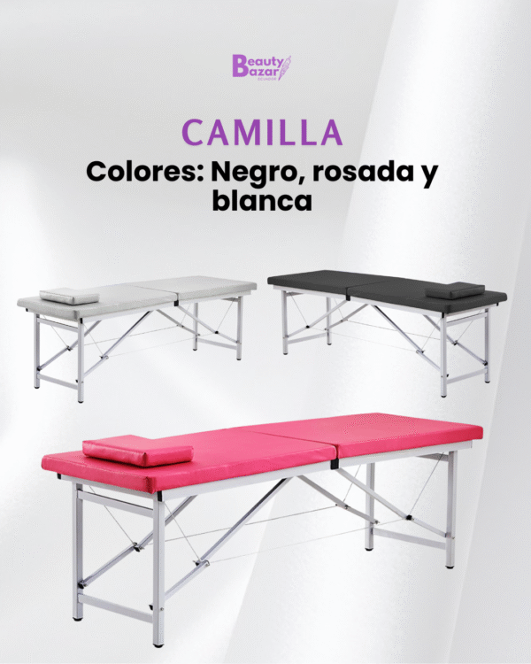 Camilla portátil de belleza