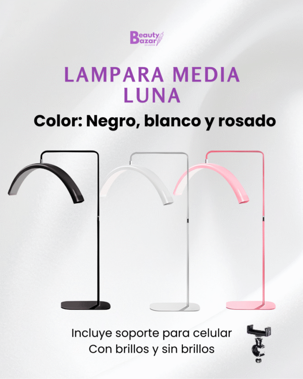 Lampara Led Media Luna