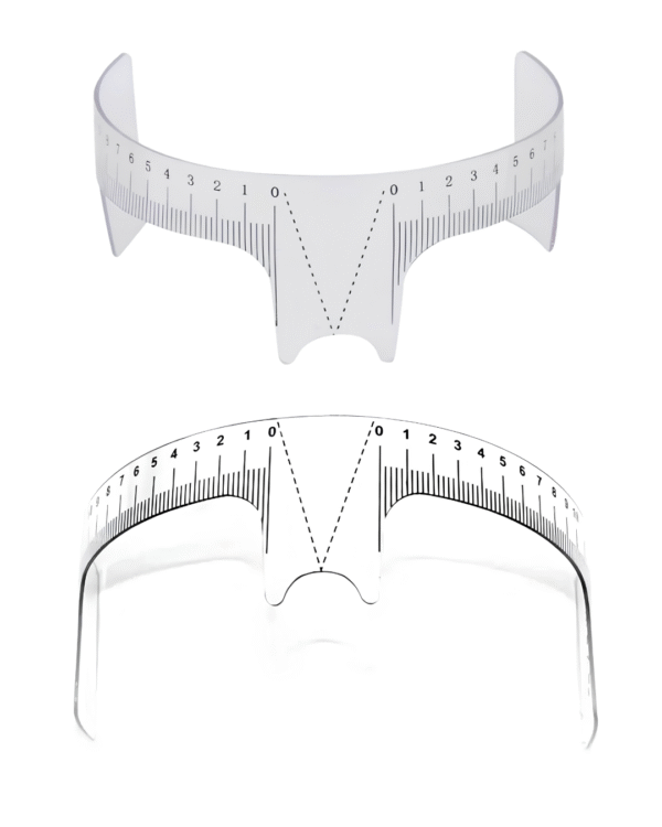 Regla para diseño de cejas