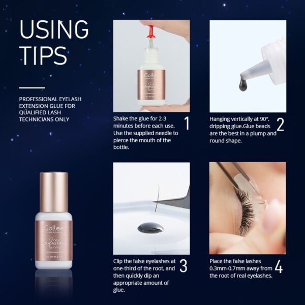 M05 Moonstone Gray Aurora Eyelash Extension Glue