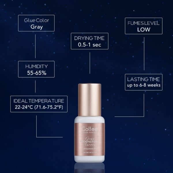 M05 Moonstone Gray Aurora Eyelash Extension Glue